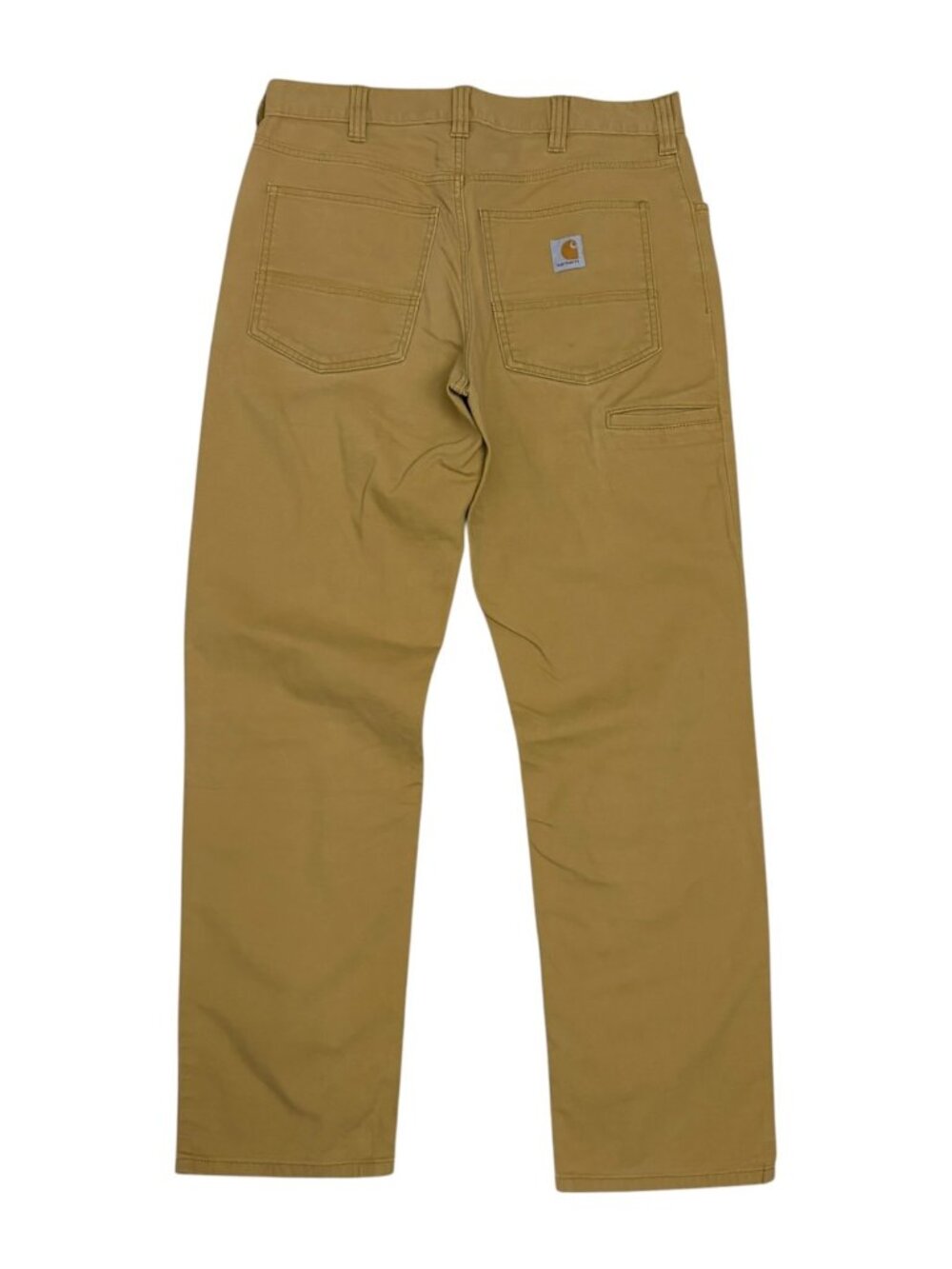 CARHARTT Canvas Work Pants Rugged Flex Relaxed Straight Jeans Mens 32x32
